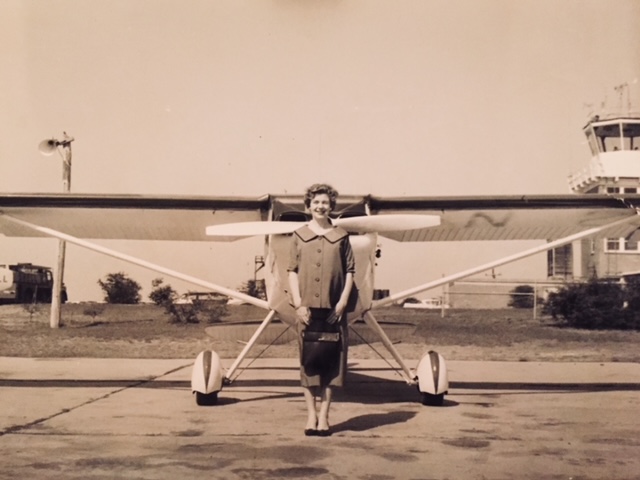 Susan Piper (first wife) with the Luscomb